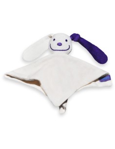 Ecru tutpopje met gekleurd oor 2