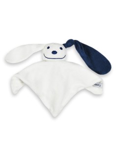 Wit tutpopje met gekleurd oor