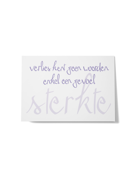 Wenskaart overlijden